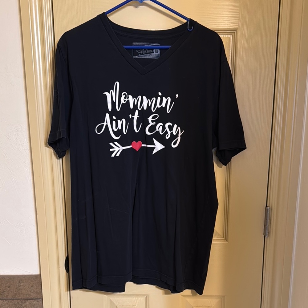 Women’s black graphic tee